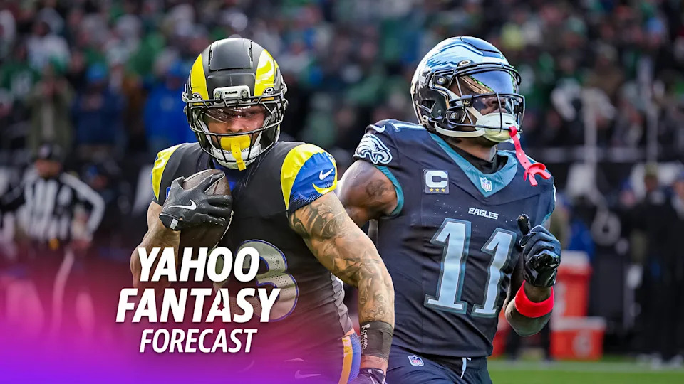 La semana 14 ya está aquí, al igual que nuestro programa de vista previa de fantasía para el fin de semana. Justin Boone se une a Matt Harmon para analizar cada ángulo de fantasía de la Semana 14. Los dos abordan el paquete de 6 preguntas de Boone y una edición especial de Fantasy Film Room. Luego, los dos terminan el programa con nuestro muy entretenido segmento de 'ofensiva rápida'.