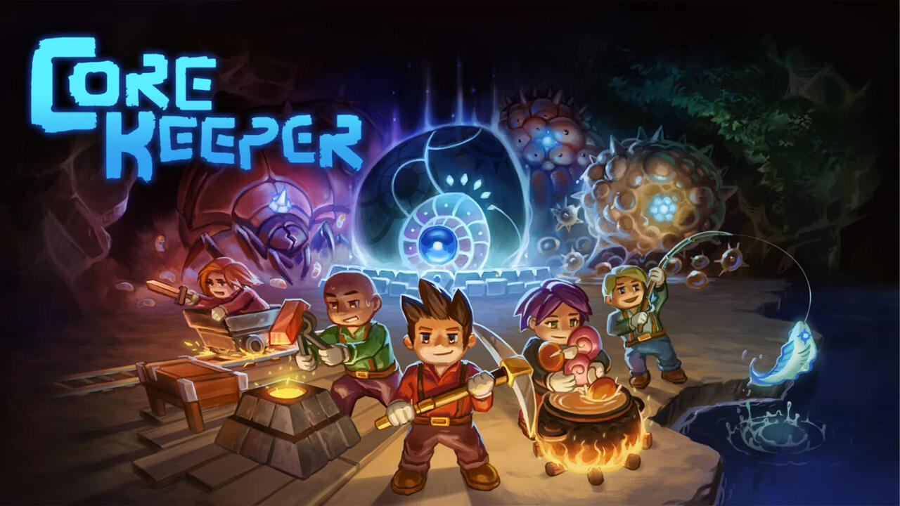 Arte promocional para Core Keeper.