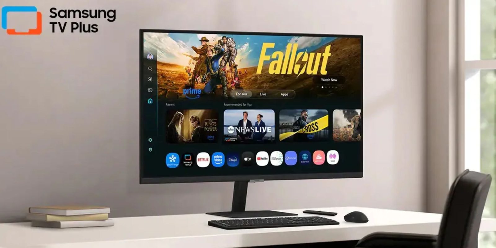 Imagen que muestra el Smart Monitor M7 de Samsung.