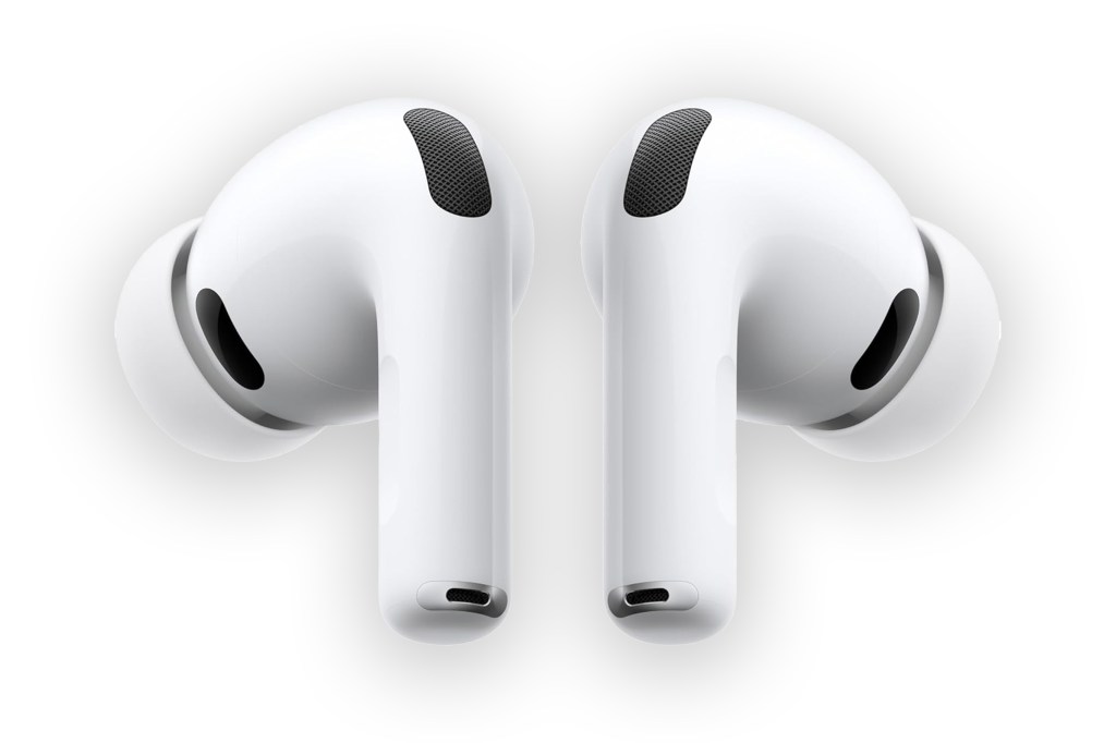 Dos auriculares Apple AirPods Pro.
