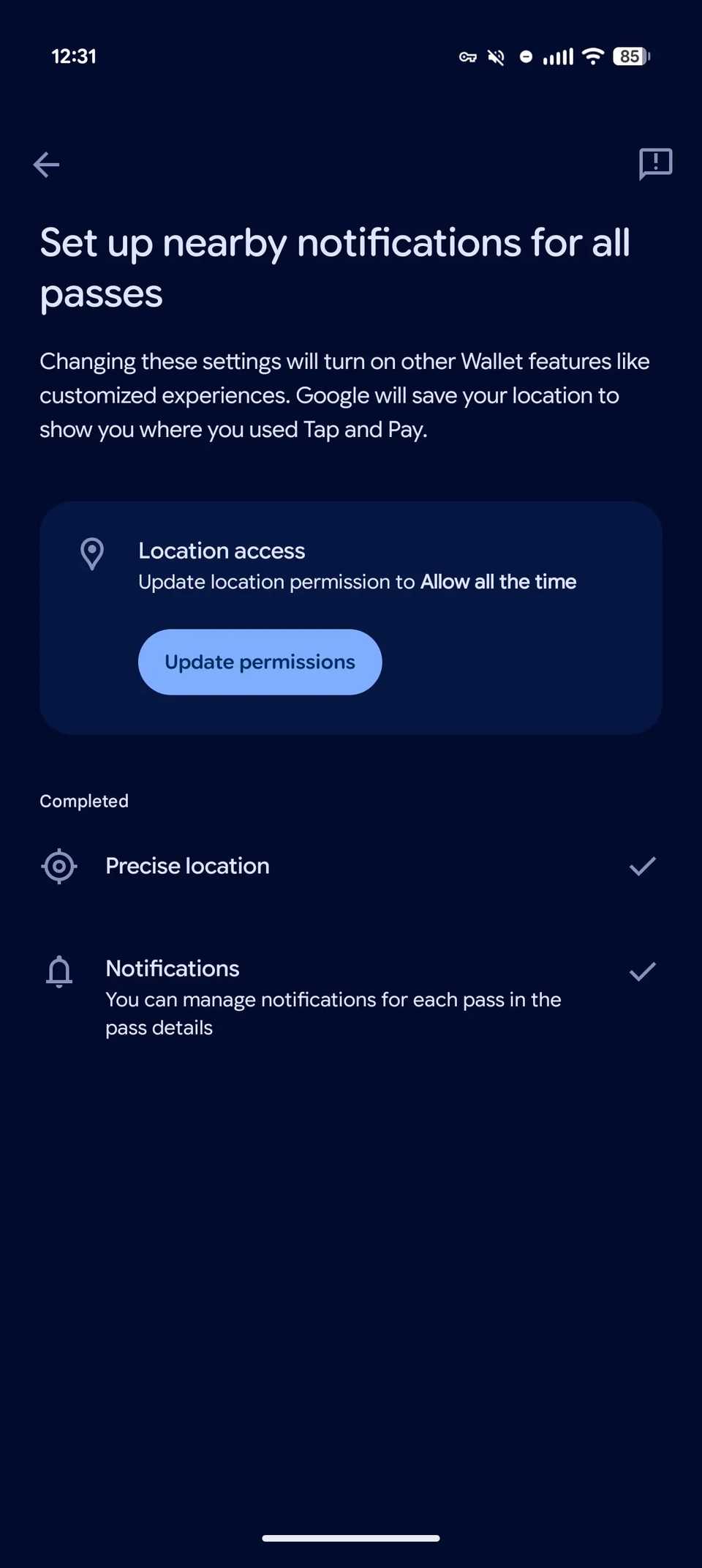 Notificaciones de proximidad de Google Wallet deshabilitadas-1-95