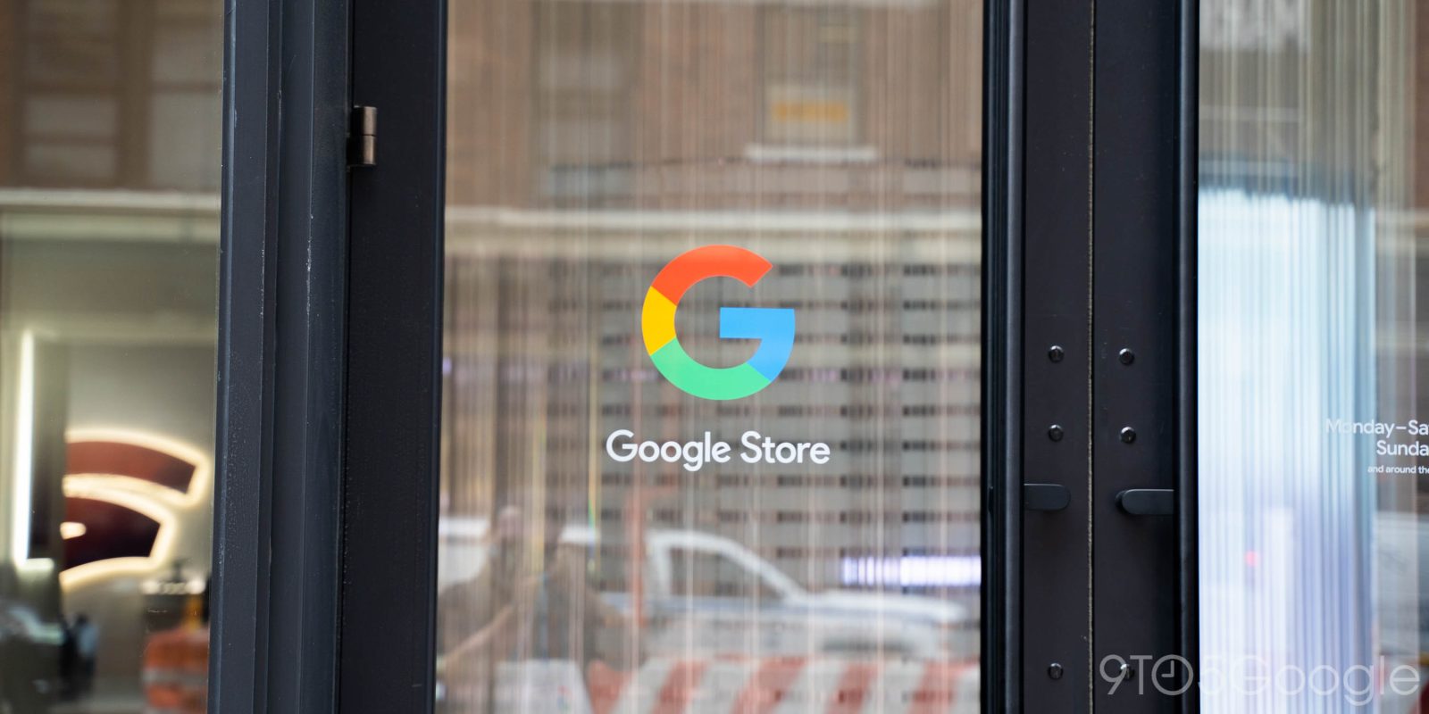 Logotipo de Google Store en Chelsea, Nueva York