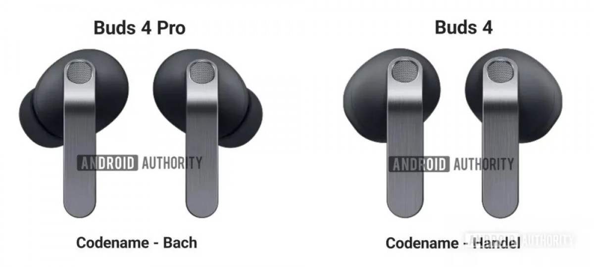 Diseño Samsung Galaxy Buds 4 revelado a través de una nueva filtración
