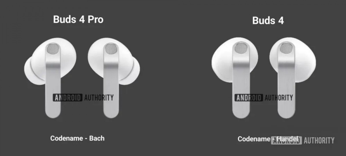 Diseño Samsung Galaxy Buds 4 revelado a través de una nueva filtración