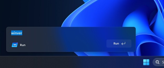 Cuadro Ejecutar moderno en Windows 11