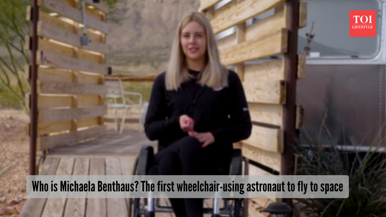 ¿Quién es Michaela Benthaus? El primer astronauta en utilizar silla de ruedas para volar al espacio (Foto: Blue Origin)