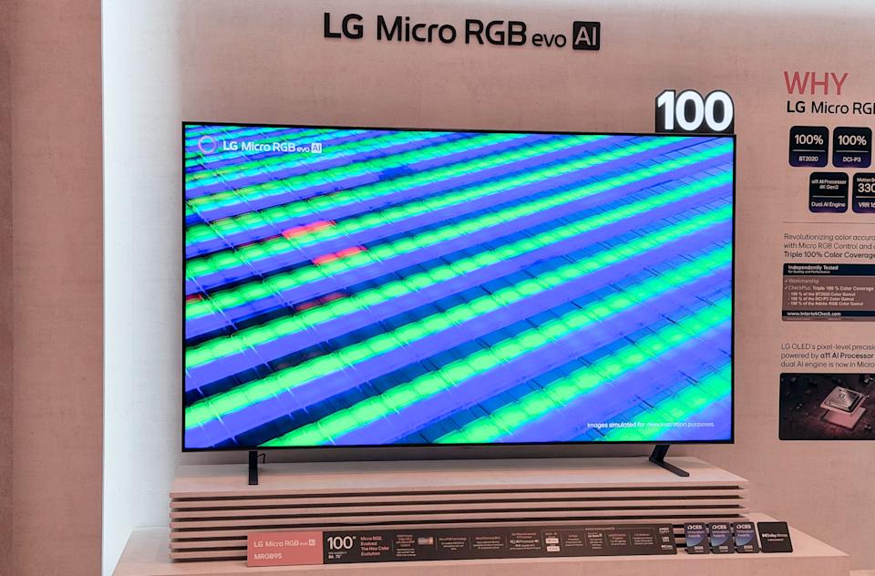 Televisor Micro RGB de LG