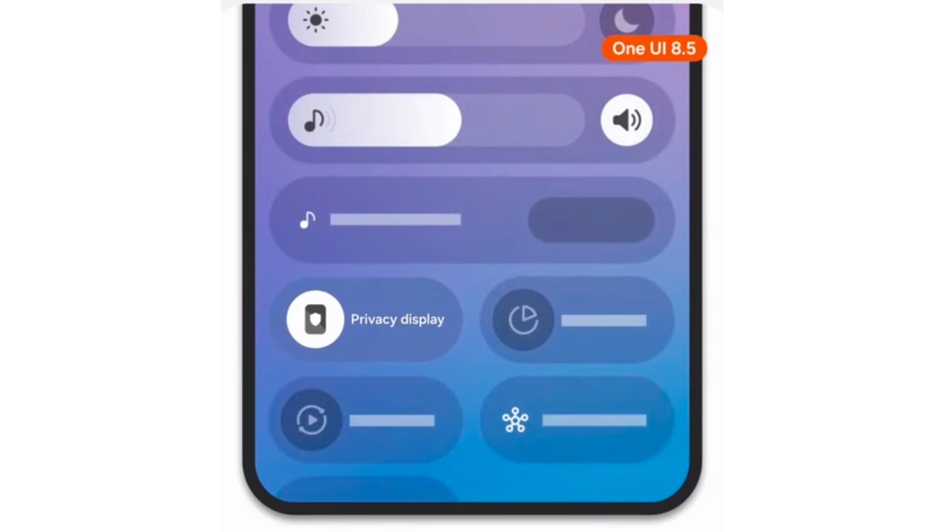 samsung galaxy s26 ultra one ui 8.5 pantalla privacidad configuración rápida sugerencia tutorial fuga