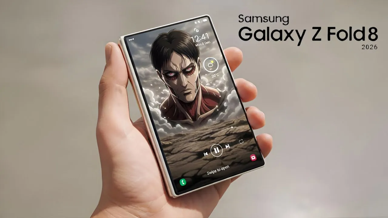 Comparación de diseños de Galaxy Z Fold 8 Wide y Apple iPhone Fold