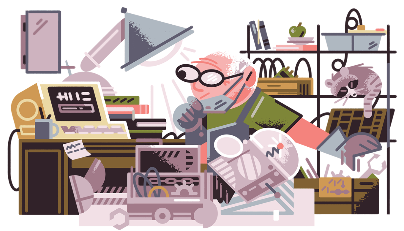Glenn Fleishman, arte de Shafer Brown