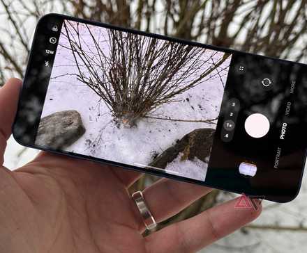 Aplicación de cámara en el Samsung Galaxy S25+