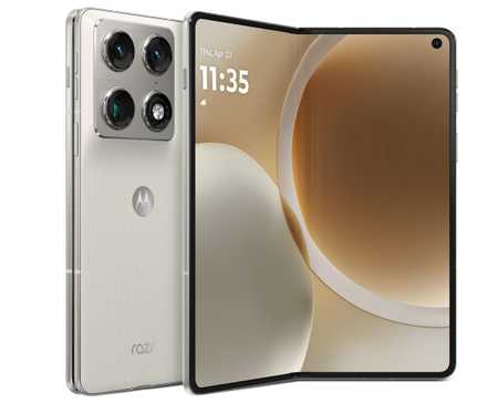 Imagen plegable del Motorola Razr.