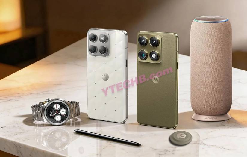 El teléfono Motorola Signature, con un lápiz óptico en el frente.