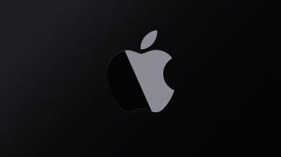 Logotipo de manzana negra