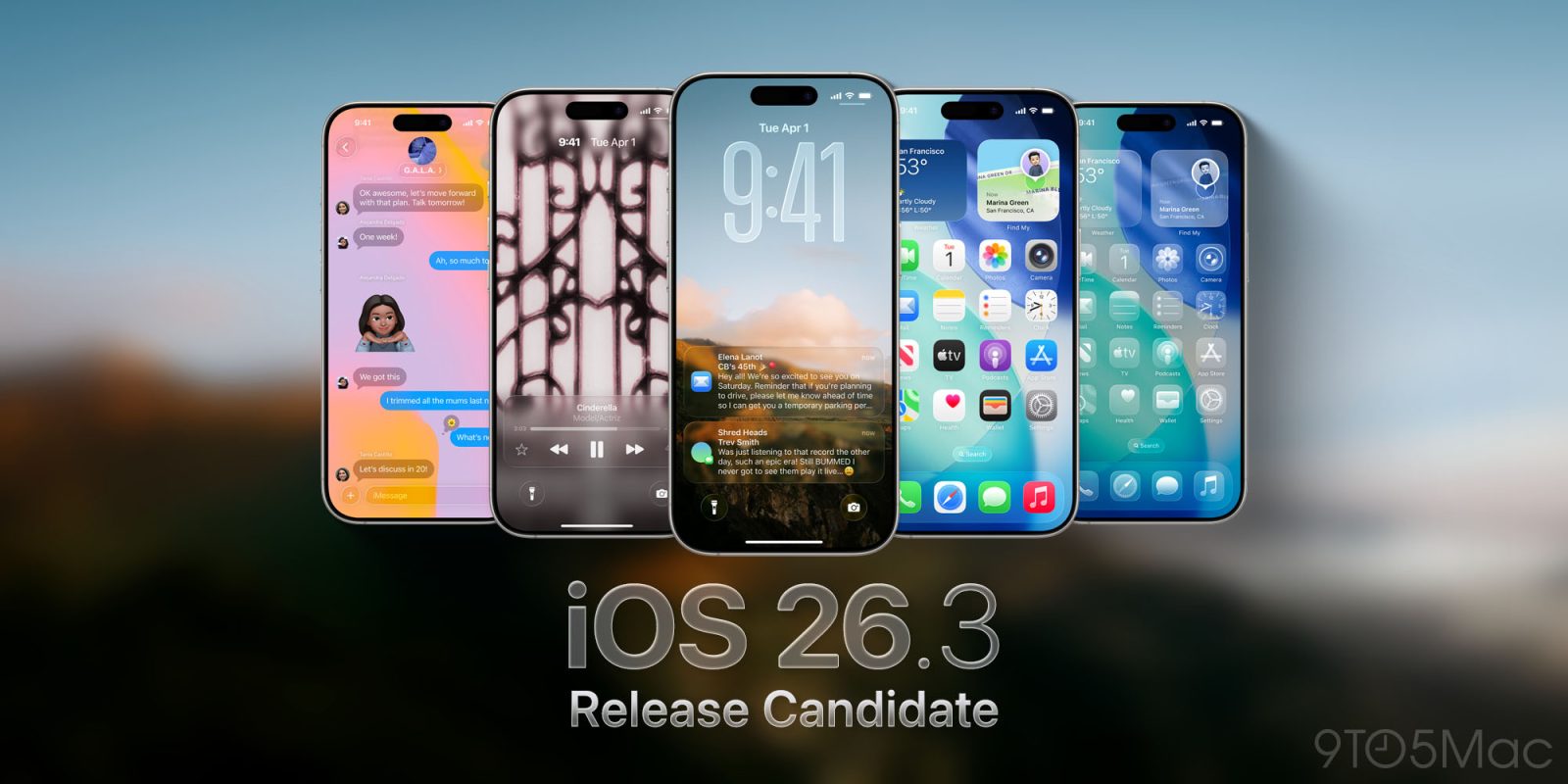 Candidato de lanzamiento de iOS 26.3
