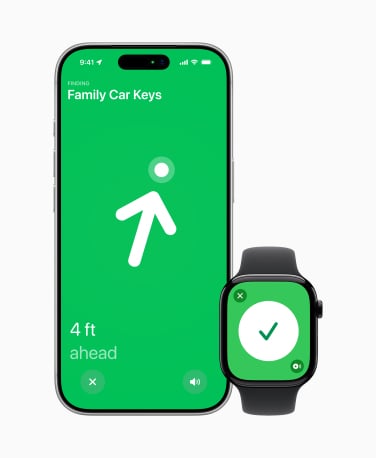 seguimiento de precisión en el nuevo airtag de Apple