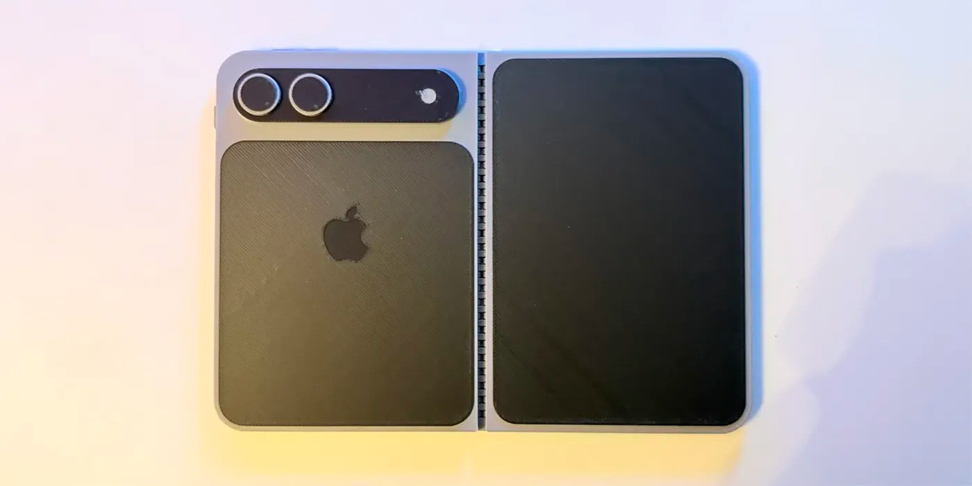 Puedes imprimir en 3D una maqueta del iPhone Fold, con un asterisco | Foto mostrada