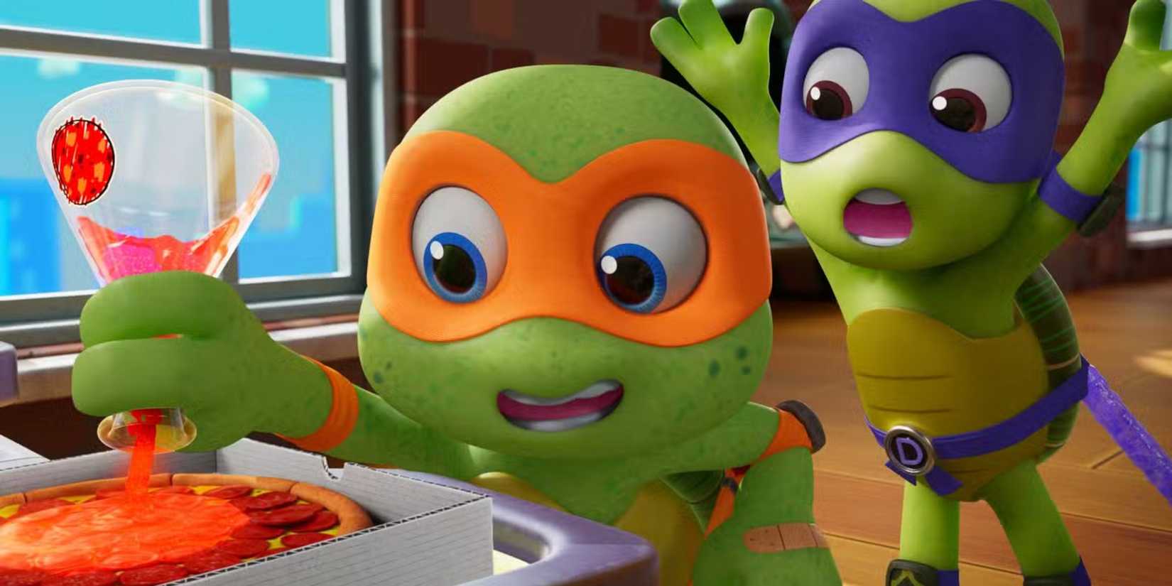 Tortugas-ninja-pequenas-mutantes-miguel-angelo-donatello
